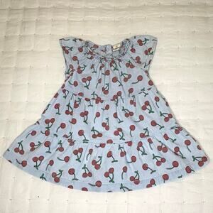 Tucker + Tate Sundress Girls 9M Blue Cherry Print